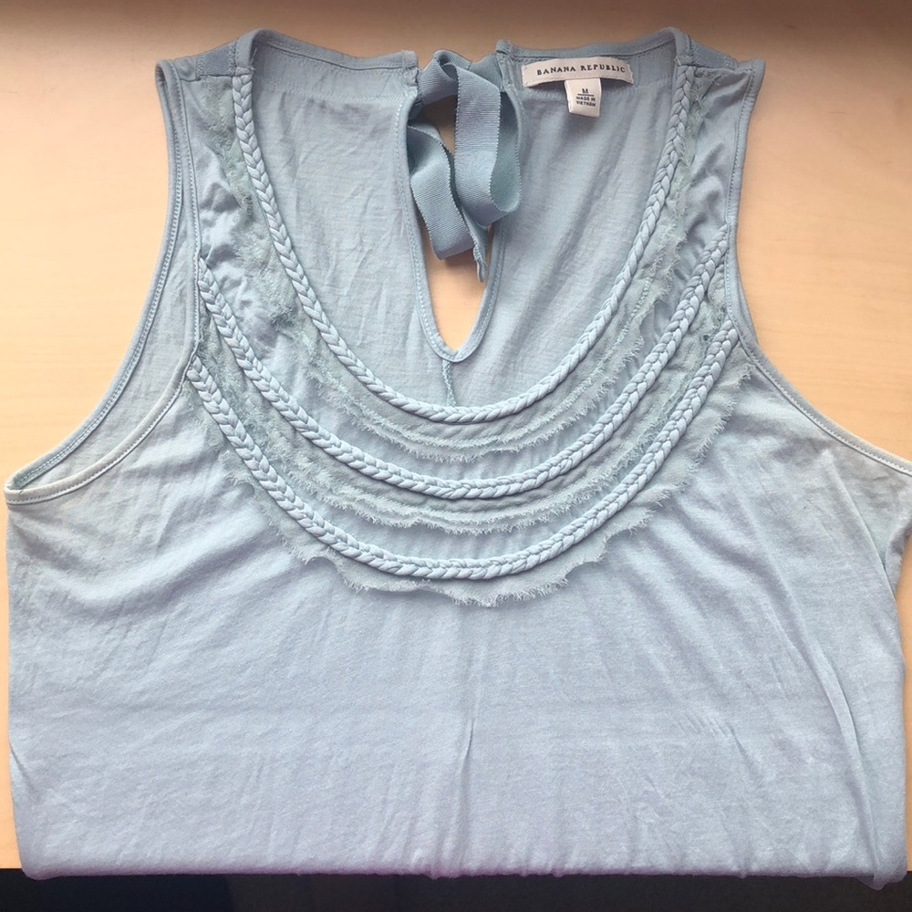 BANANA REPUBLIC Tank Top Light Blue